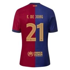 Goedkope FC Barcelona Frenkie de Jong #21 Thuisshirt 2024-2025 Korte Mouw Kopen