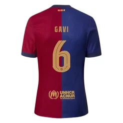 Goedkope FC Barcelona Gavi #6 Thuisshirt 2024-2025 Korte Mouw Kopen