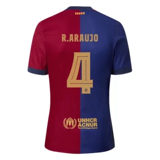 Goedkope FC Barcelona Ronald Araujo #4 Thuisshirt 2024-2025 Korte Mouw Kopen