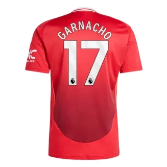 Goedkope Manchester United Garnacho #17 Thuisshirt 2024-2025 Korte Mouw Kopen