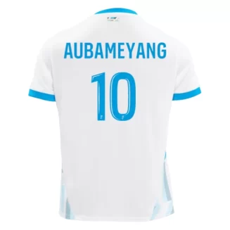 Goedkope Olympique de Marseille Pierre-Emerick Aubameyang #10 Thuisshirt 2024-2025 Korte Mouw Kopen