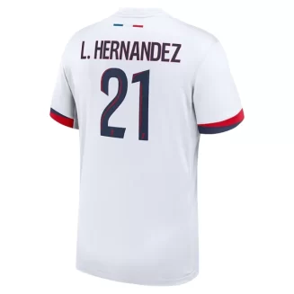 Goedkope Paris Saint-Germain Lucas Hernandez #21 Uitshirt 2024-2025 Korte Mouw Kopen