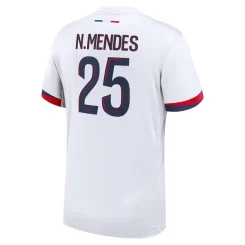 Goedkope Paris Saint-Germain Nuno Mendes #25 Uitshirt 2024-2025 Korte Mouw Kopen