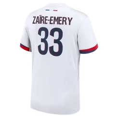 Goedkope Paris Saint-Germain Warren Zaire-Emery #33 Uitshirt 2024-2025 Korte Mouw Kopen