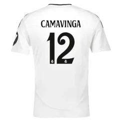 Goedkope Real Madrid Eduardo Camavinga #12 Thuisshirt 2024-2025 Korte Mouw Kopen