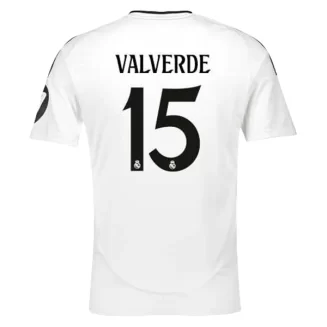 Goedkope Real Madrid Federico Valverde #15 Thuisshirt 2024-2025 Korte Mouw Kopen