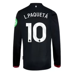 Goedkope West Ham United Lucas Paqueta #10 Uitshirt 2024-2025 Lange Mouwen Kopen