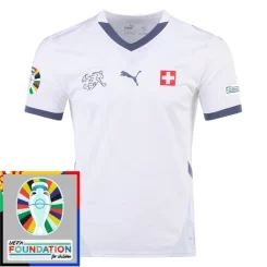 Goedkope Zwitserland Uitshirt EK 2024 Korte Mouw Patch Kopen