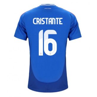 Italië Bryan Cristante #16 Thuisshirt EK 2024 Voetbalshirts Korte Mouw