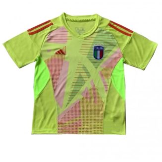 Italië Keeper Thuisshirt EK 2024 Voetbalshirts Korte Mouw