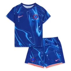 Kids Chelsea Thuisshirt 2024-2025 Korte Mouw (+ Korte broeken)