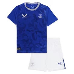 Kids Everton Thuisshirt 2024-2025 Korte Mouw (+ Korte broeken)