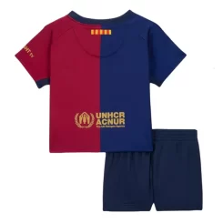 Kids FC Barcelona Thuisshirt 2024-2025 Korte Mouw (+ Korte broeken)-1