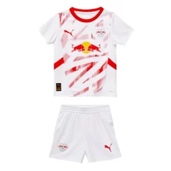 Kids RB Leipzig Thuisshirt 2024-2025 Korte Mouw (+ Korte broeken)