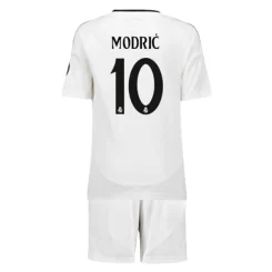 Kids Real Madrid Luka Modric #10 Thuisshirt 2024-2025 Korte Mouw (+ Korte broeken)