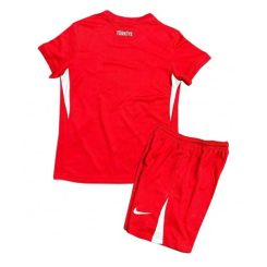 Kids Turkije Uitshirt EK 2024 Voetbalshirts Korte Mouw (+ Korte broeken)-1