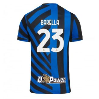 Kopen Inter Milan Nicolo Barella #23 Thuisshirt 2024-2025 Korte Mouw