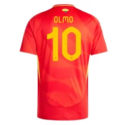 Kopen Spanje Thuisshirt EK 2024 Dani Olmo #10 Voetbalshirts Korte Mouw