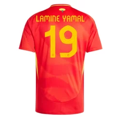 Kopen Spanje Thuisshirt EK 2024 Lamine Yamal #19 Voetbalshirts Korte Mouw