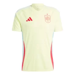 Kopen Spanje Uitshirt EK 2024 Lamine Yamal #19 Voetbalshirts Korte Mouw-1