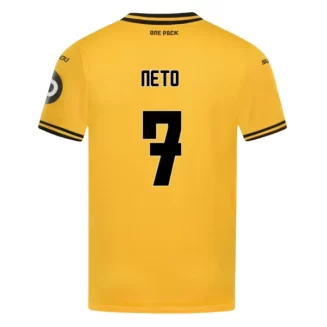 Kopen Wolves Pedro Neto #7 Thuisshirt 2024-2025 Korte Mouw