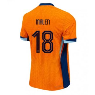 Nederland Donyell Malen #18 Thuisshirt EK 2024 Voetbalshirts Korte Mouw