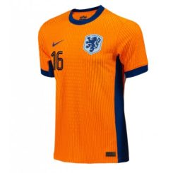 Nederland Joey Veerman #16 Thuisshirt EK 2024 Voetbalshirts Korte Mouw-1