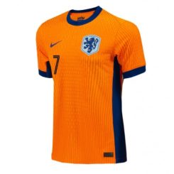 Nederland Xavi Simons #7 Thuisshirt EK 2024 Voetbalshirts Korte Mouw-1