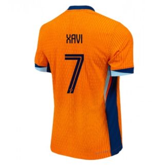 Nederland Xavi Simons #7 Thuisshirt EK 2024 Voetbalshirts Korte Mouw