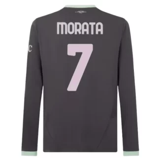 Kopen AC Milan Álvaro Morata #7 Derde Shirt 2024-2025 Lange Mouwen