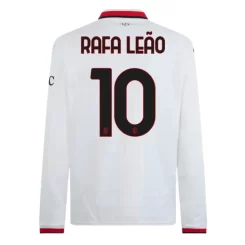 Kopen AC Milan Rafael Leao #10 Uitshirt 2024-2025 Lange Mouwen