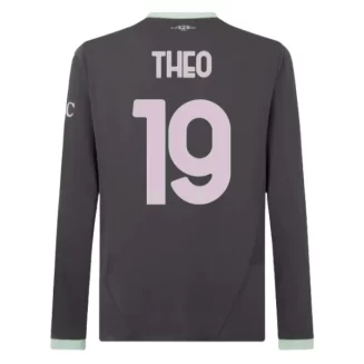 Kopen AC Milan Theo Hernandez #19 Derde Shirt 2024-2025 Lange Mouwen