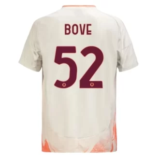 Kopen AS Roma Edoardo Bove #52 Uitshirt 2024-2025 Korte Mouw