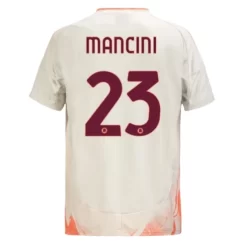 Kopen AS Roma Gianluca Mancini #23 Uitshirt 2024-2025 Korte Mouw