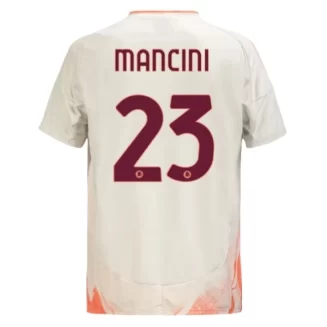 Kopen AS Roma Gianluca Mancini #23 Uitshirt 2024-2025 Korte Mouw