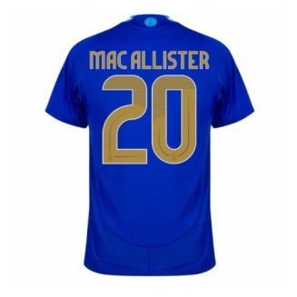 Kopen Argentinië Alexis Mac Allister #20 Uitshirt Copa América 2024 Korte Mouw