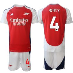 Kopen Arsenal Ben White #4 Thuisshirt 2024-2025 Korte Mouw (+ Korte broeken)