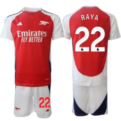 Kopen Arsenal David Raya #22 Thuisshirt 2024-2025 Korte Mouw (+ Korte broeken)