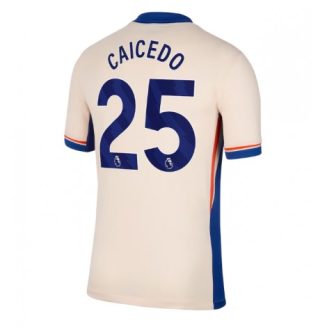 Kopen Chelsea Moises Caicedo #25 Uitshirt 2024-2025 Korte Mouw