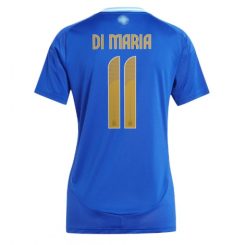 Kopen Dames Argentinië Angel Di Maria #11 Uitshirt Copa América 2024 Korte Mouw