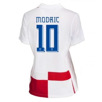 Kopen Dames Kroatië Luka Modric #10 Thuisshirt EK 2024 Korte Mouw