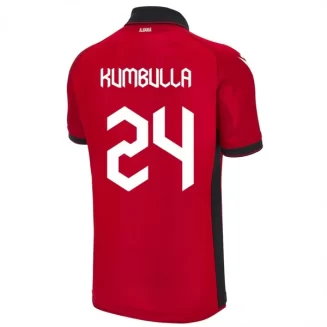 Kopen EK 2024 Albanië Marash Kumbulla #24 Thuisshirt Korte Mouw