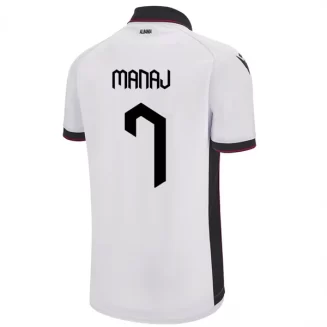 Kopen EK 2024 Albanië Rey Manaj #7 Uitshirt Korte Mouw