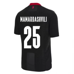 Kopen EK 2024 Georgië Giorgi Mamardashvili #25 Uitshirt Korte Mouw