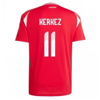 Kopen EK 2024 Hongarije Milos Kerkez #11 Thuisshirt Korte Mouw