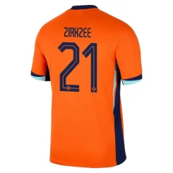 Kopen EK 2024 Nederland Joshua Zirkzee #21 Thuisshirt Korte Mouw