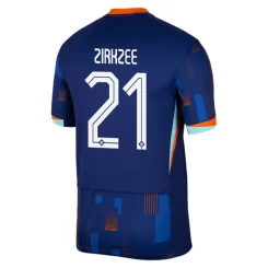 Kopen EK 2024 Nederland Joshua Zirkzee #21 Uitshirt Korte Mouw