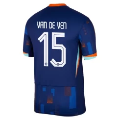 Kopen EK 2024 Nederland Micky van de Ven #15 Uitshirt Korte Mouw