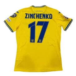 Kopen EK 2024 Oekraïne Oleksandr Zinchenko #17 Thuisshirt Korte Mouw