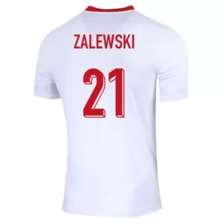 Kopen EK 2024 Polen Nicola Zalewski #21 Thuisshirt Korte Mouw